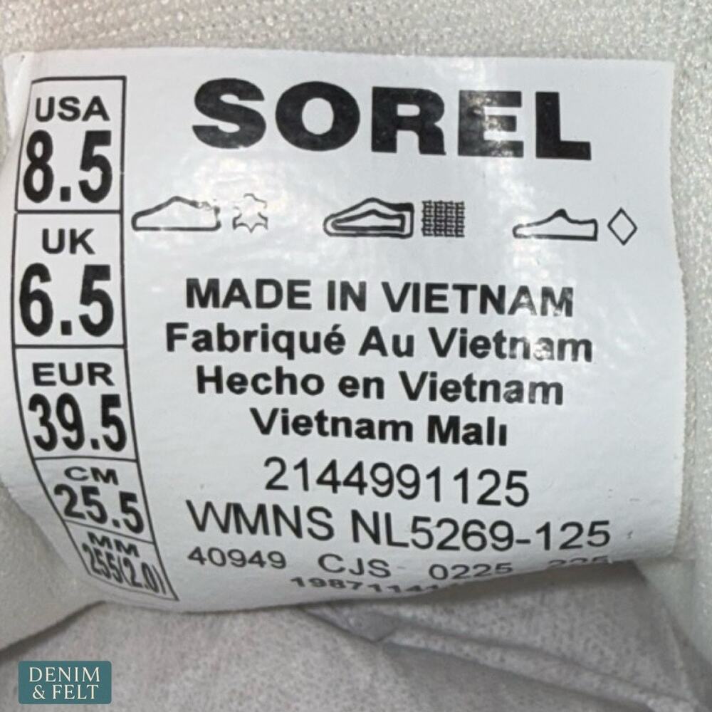 NEW Sorel Ona Ave T-Toe Sneaker Sea Salt Gum Platform Leather Retro Streetwear - Picture 14 of 16